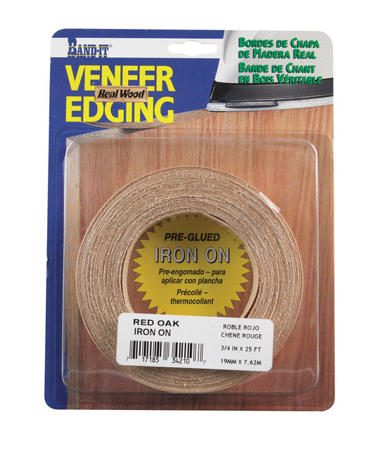 VENEER RED OAK 3/4"X25'