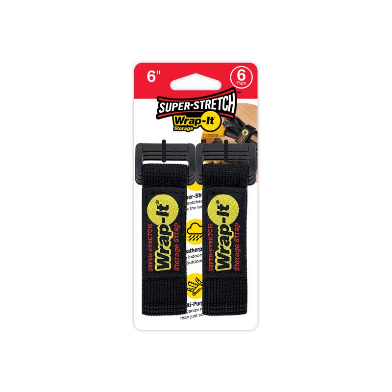 STRAP STRETCH 6"L 6PK