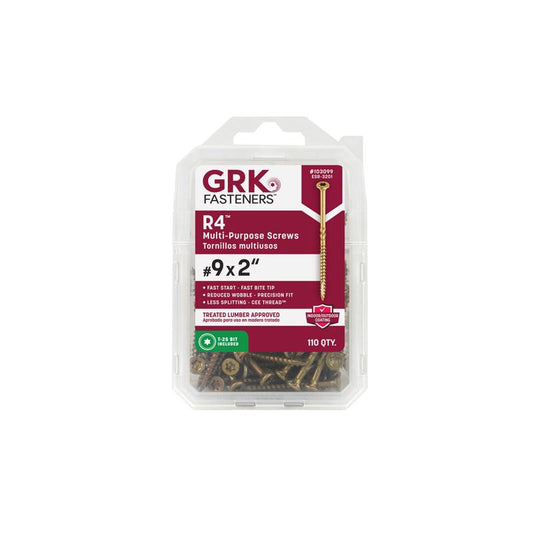 R4 SCREW #9X2" 110PK