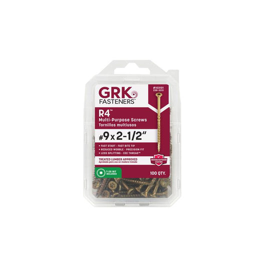SCREWS STL 2-1/2"L 100PK