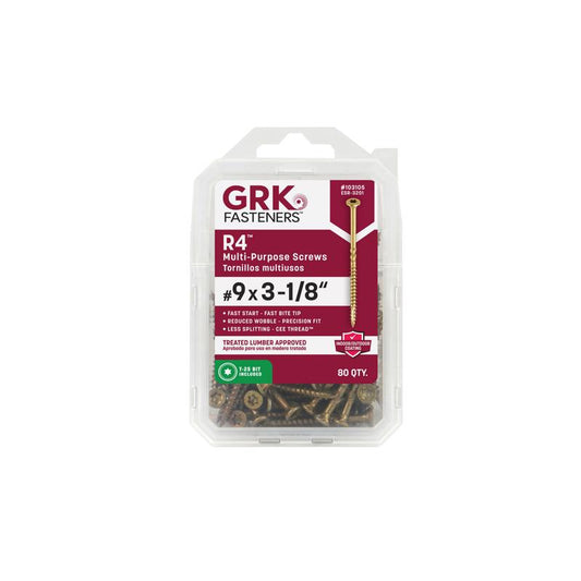SCREWS STL 3-1/8"L 80PK