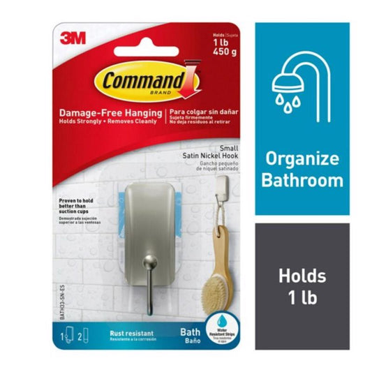 ADHESIVE HOOK 1LB SN