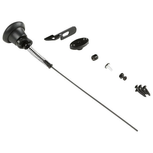 GATE LATCH PULL BLK 1PK