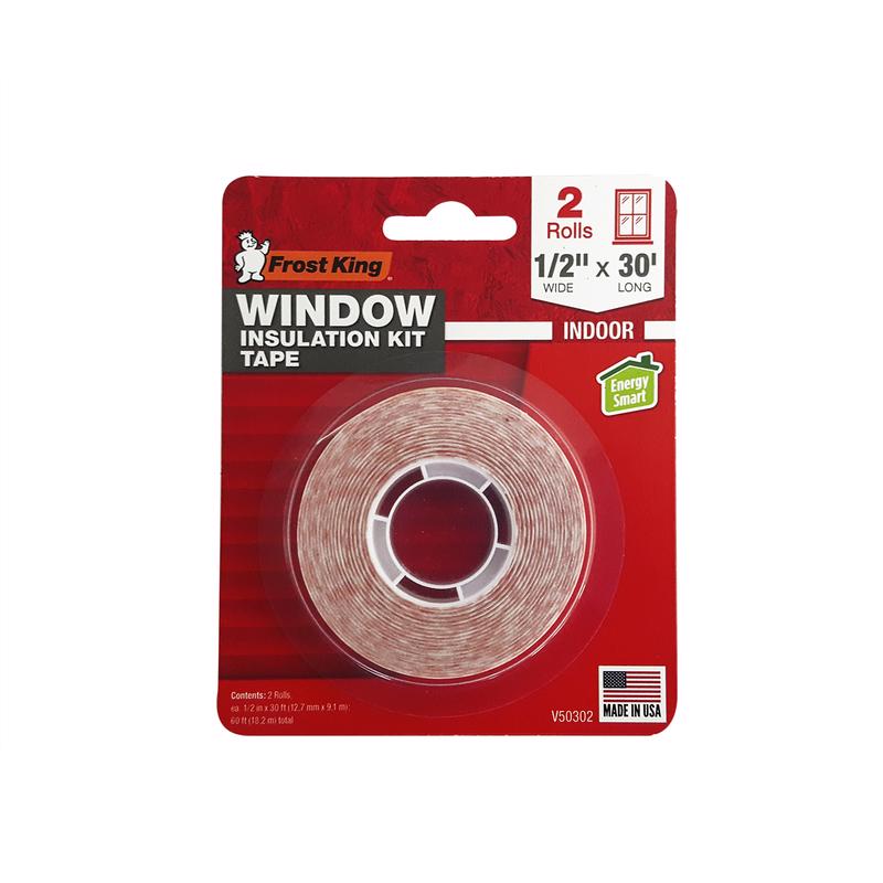 Frost King Indoor Mounting Tape 30 ft. L X 0.5 in. W 2 pk