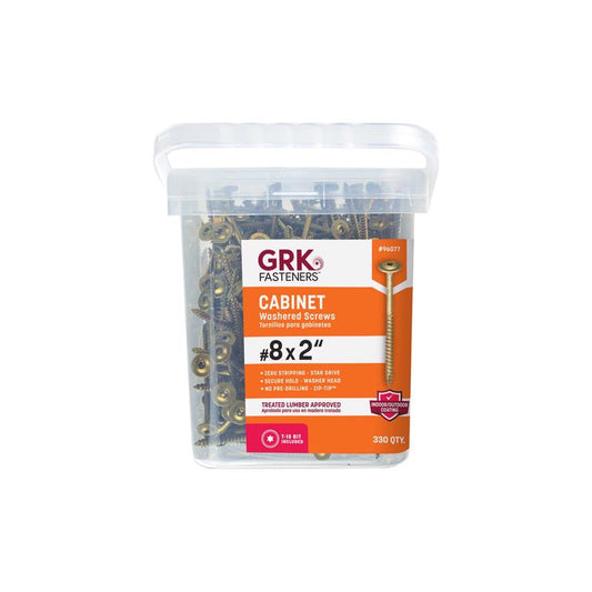 CABNET SCREW #8X2" 330PK