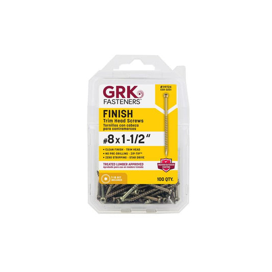 TRIM SCREW #8X1.5" 100PK