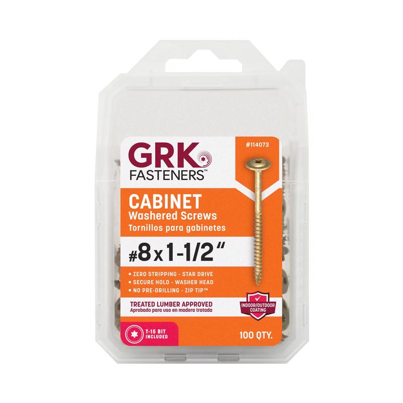CAB SCREW #8X1.5" 100PK