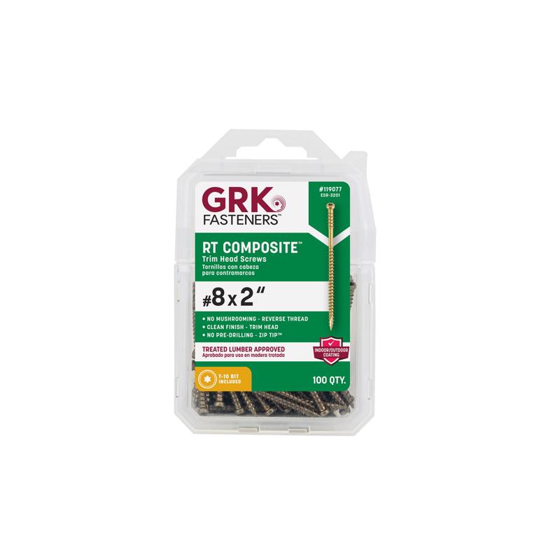 TRIM SCREWS #8X2" 100PK