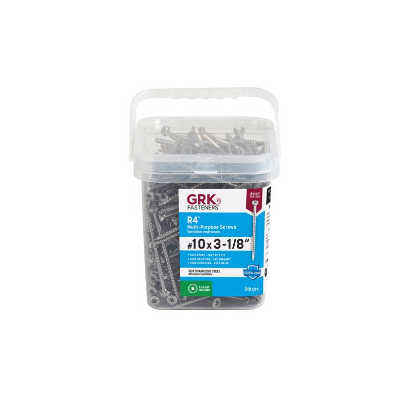 MP SCRW #10X3-1/8" 210PK