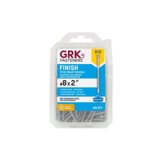 TRIM SCREW #8X2" 100PK