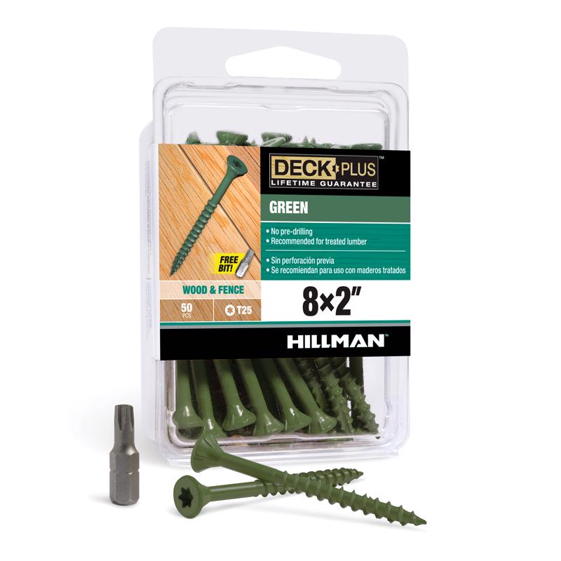 DECK SCREW 8X2" FLT 50PK
