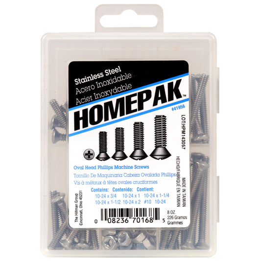 MCHN SCREW KIT ASRT OVAL