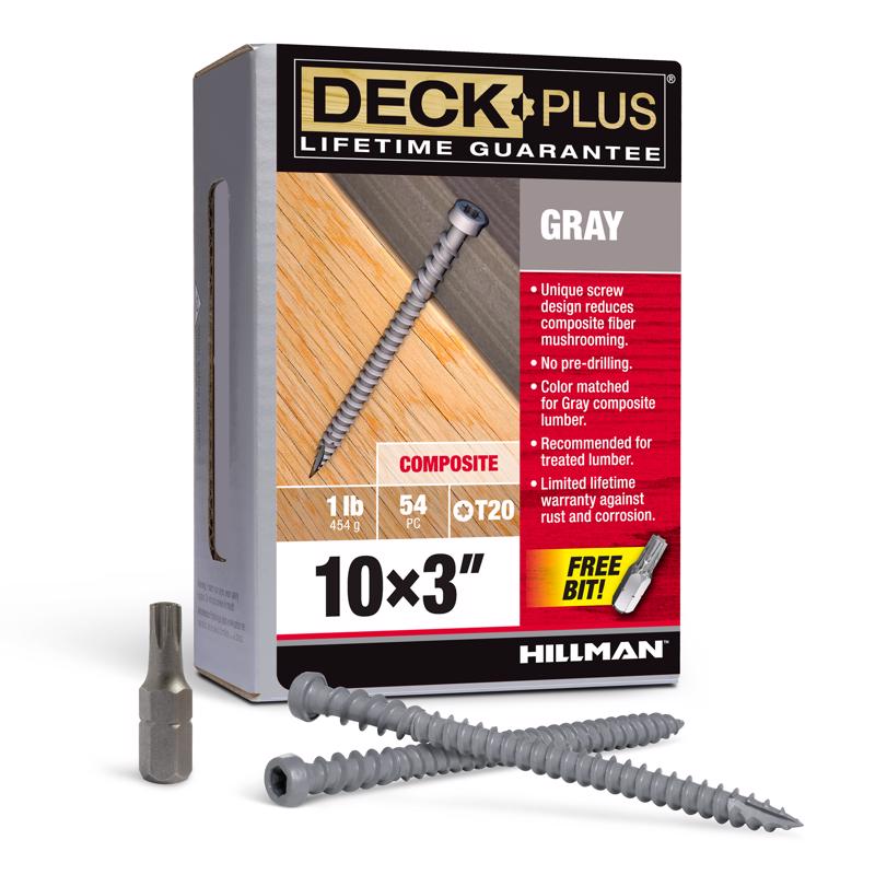 CMP SCREW 10X3" GRY 1#