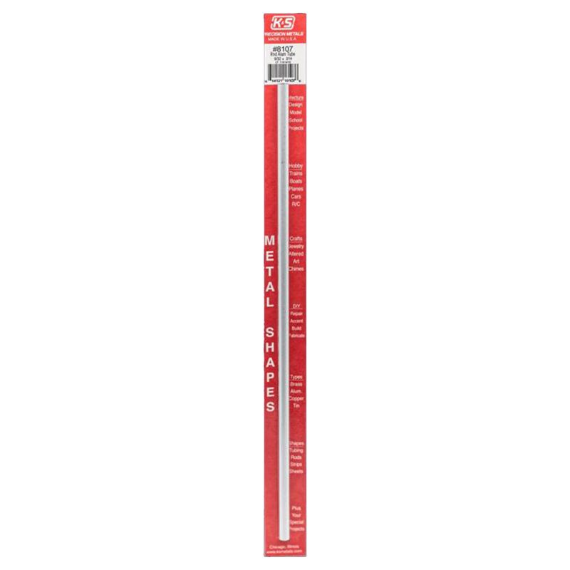 TUBE ALUMINUM 12"X9/32"
