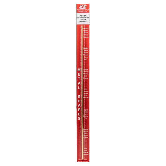 TUBE ROUND BRASS 12X1/8"