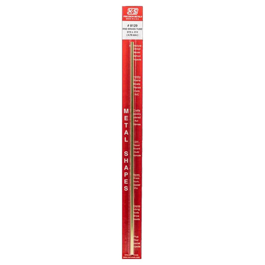 TUBE ROUND BRASS 12X3/16"