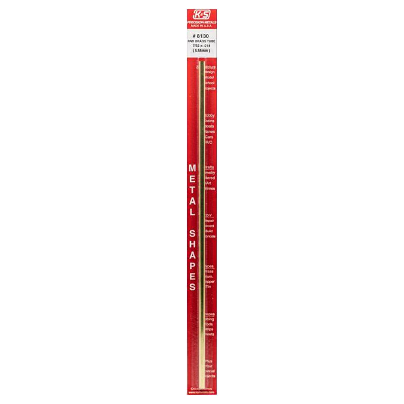 TUBE ROUND BRASS 12X7/32"