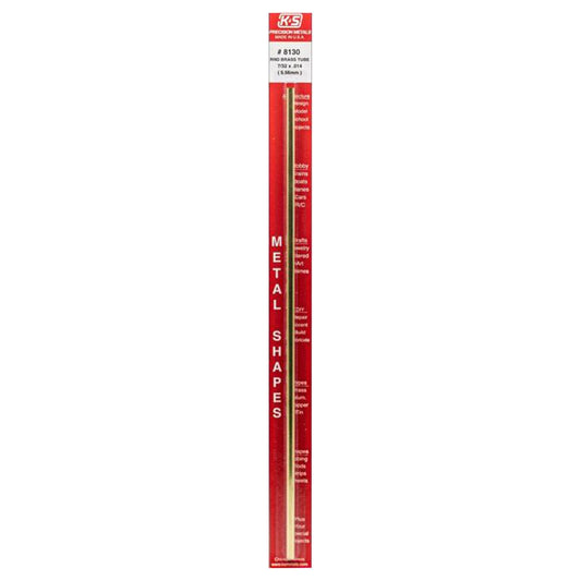 TUBE ROUND BRASS 12X7/32"