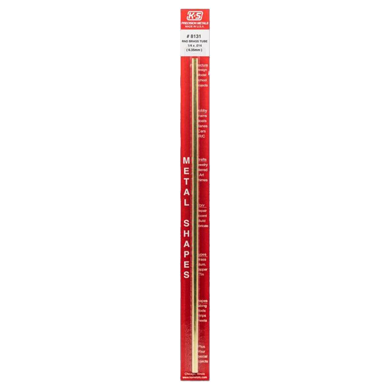 TUBE ROUND BRS 12X1/4"
