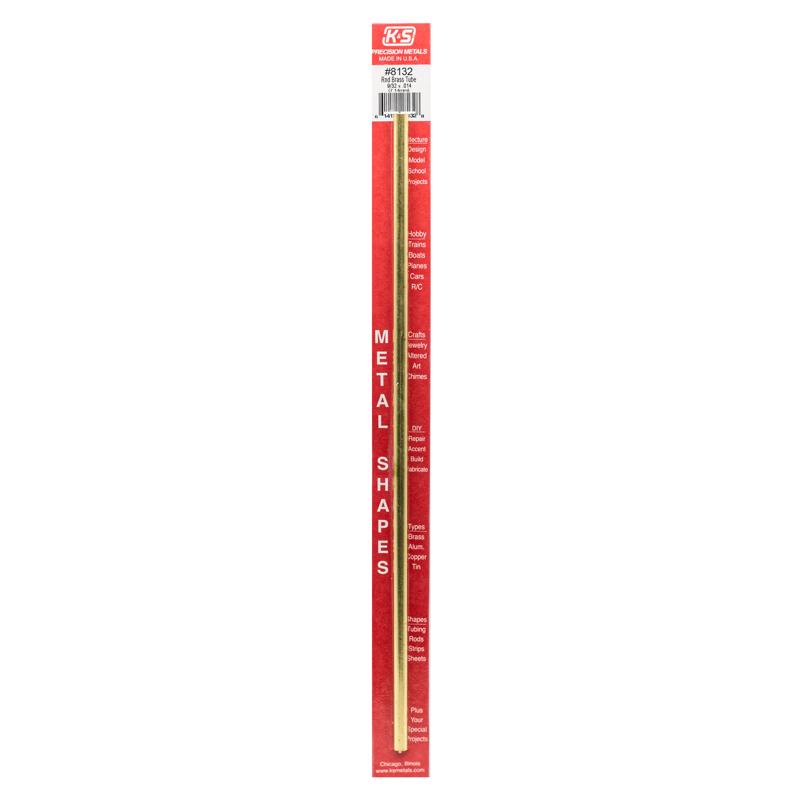 TUBE ROUND BRASS 12X9/32"