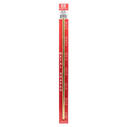 TUBE ROUND BRASS 12X9/32"