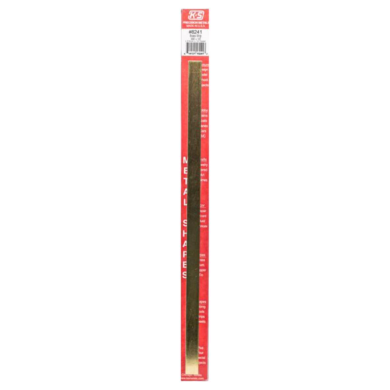 BRASS STRIP 12X.032X1/2"