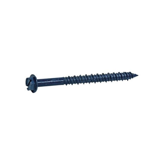 Grip-Rite 1/4 in. wire X 4 in. L Slotted Hex Washer Head Coarse Concrete Screws