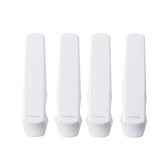 4PK DOOR&WINDW WDG LCK WHT