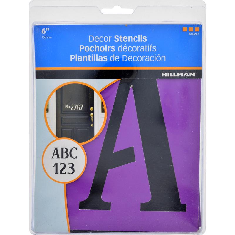 STENCIL SET 6" 38PK L&N