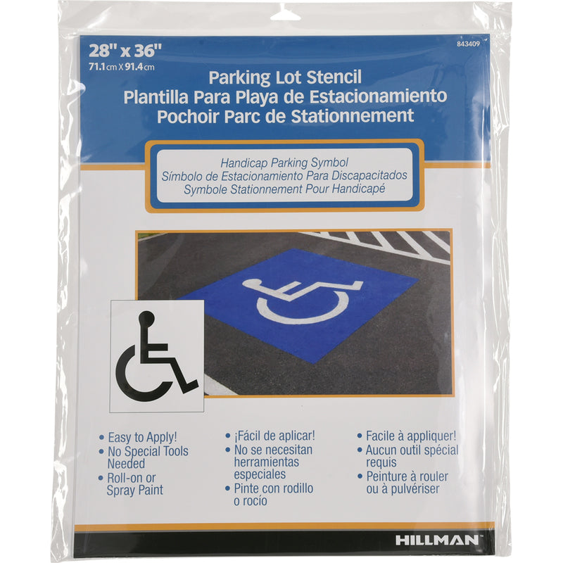 PARKING STNCL HANDCP 30"