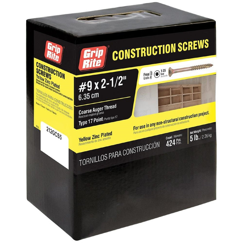 SCREW STAR #9X2.5" 5#