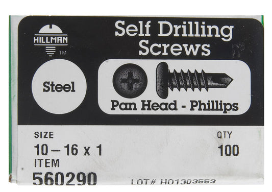 PPH DRILL SCR 10-16X1