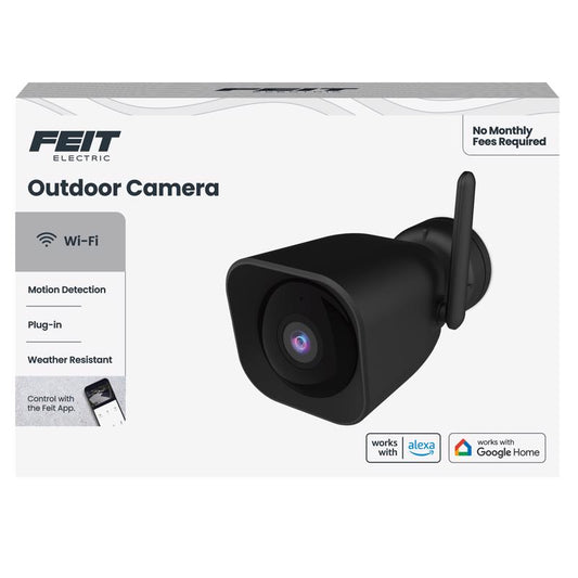 Feit Smart Home Plug-in Outdoor Smart-Enabled Security Camera