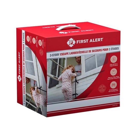 First Alert 24 ft. H Steel Fire Escape Ladder 375 lb. cap.