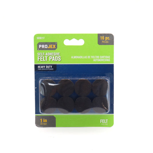 PAD FELT 1" ROUND 16