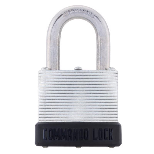 Commando Lock 1-5/8 in. H X 1-3/4 in. W X 1-1/4 in. L Laminated Steel Dual Ball Bearing Locking Padl
