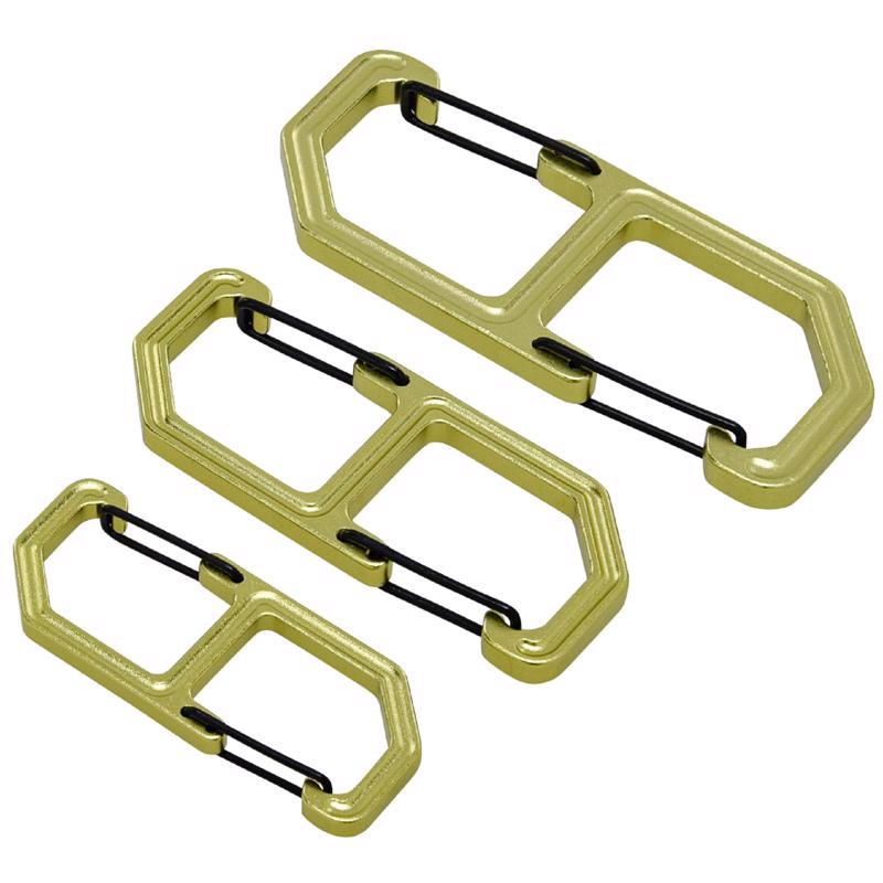 CLIP HK BLK/GRN ALU