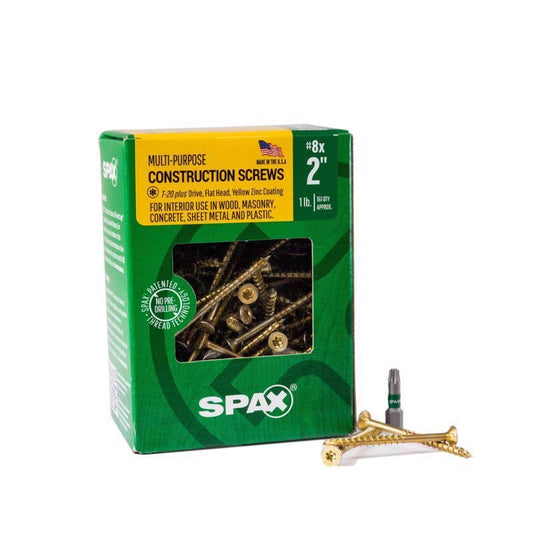 CONSTR SCREW #8X2" 1LB