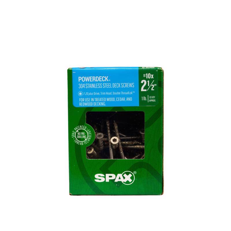 DECK SCRW #10X2-1/2" 1LB