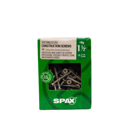 CONST SCRW SS 1.5" 1LB