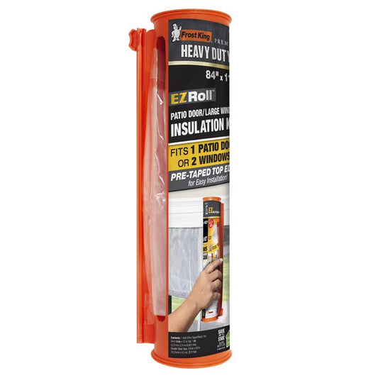 Frost King EZRoll Indoor Patio Door Insulator Kit 112 in. L X 84 in. W 1 pk