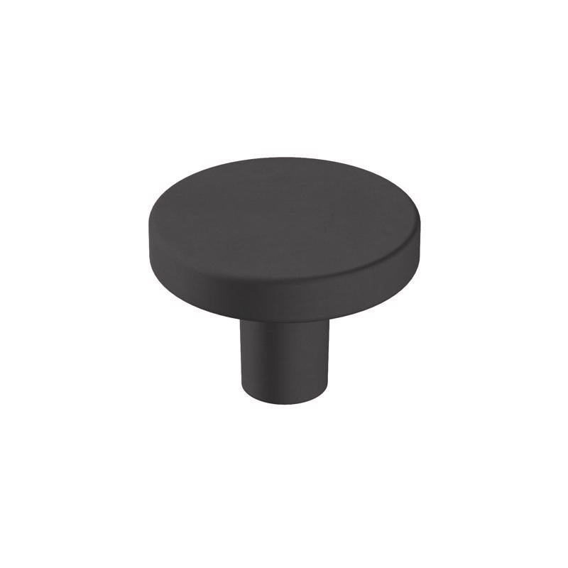 Amerock Versa Contemporary Round Cabinet Knob 1-3/8 in. D 1 in. Matte 6 pk