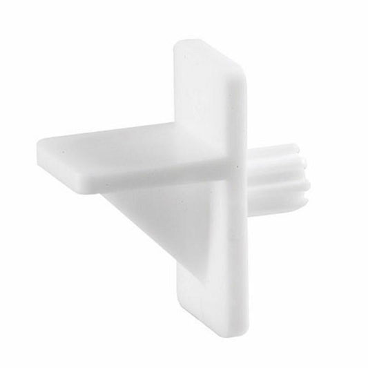 SHLF CLP PLSC WHT1/4"8PK