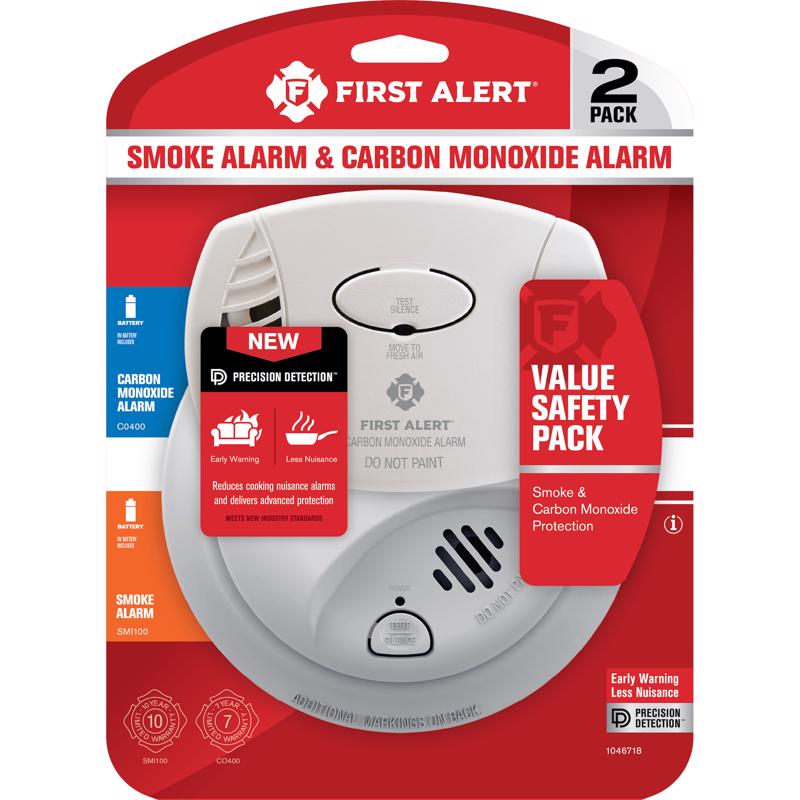 ALARM SMK/CRBN BTTRY 2PK