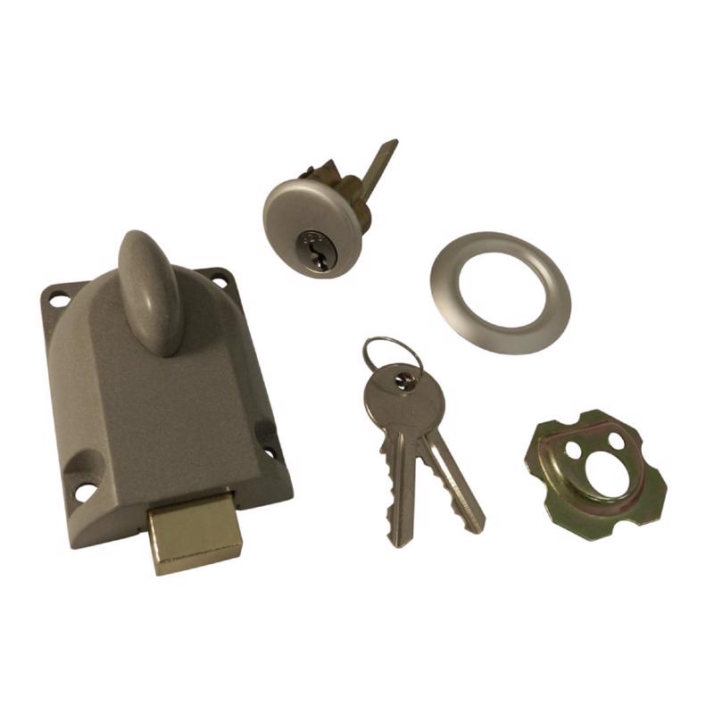 DEADBOLT LOCK ALUM