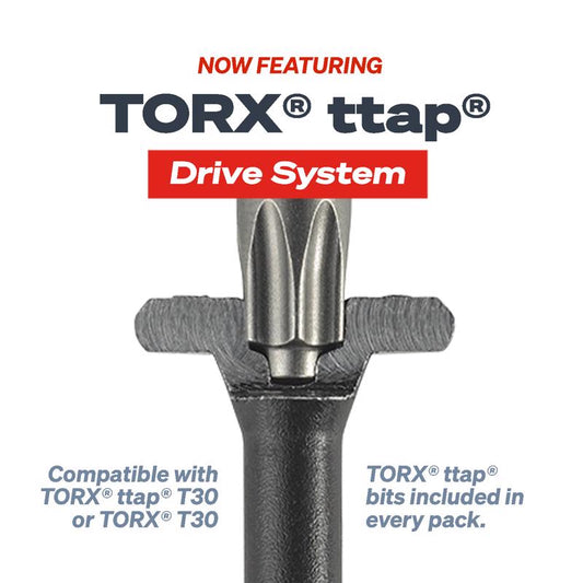 FastenMaster Headlok Torx Ttap None Carded Bit Pack 2 pk