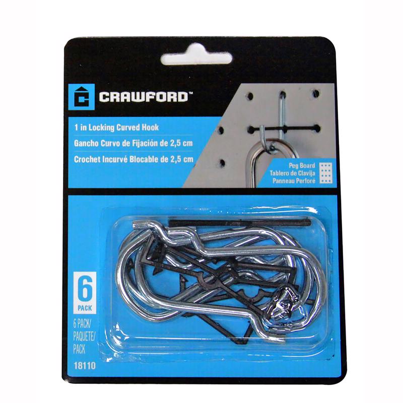 HOOK PEG LOCKCURV1" CD6