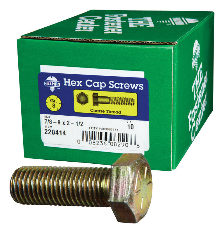 BOLT GR8 7/8-9NC2.5"BX10