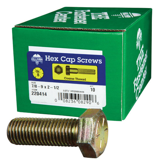 BOLT GR8 7/8-9NC2.5"BX10