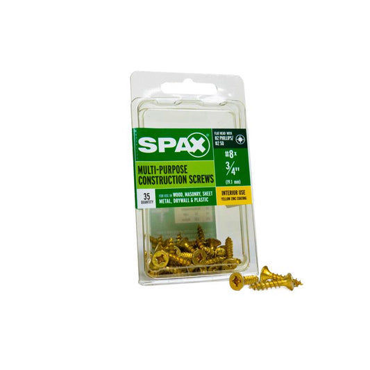 SCRW SPAX FH 8X3/4YLBX35